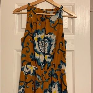 Floral print maxi dress